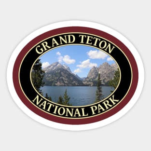 Jenny Lake at Grand Teton National Park in Wyoming Sticker